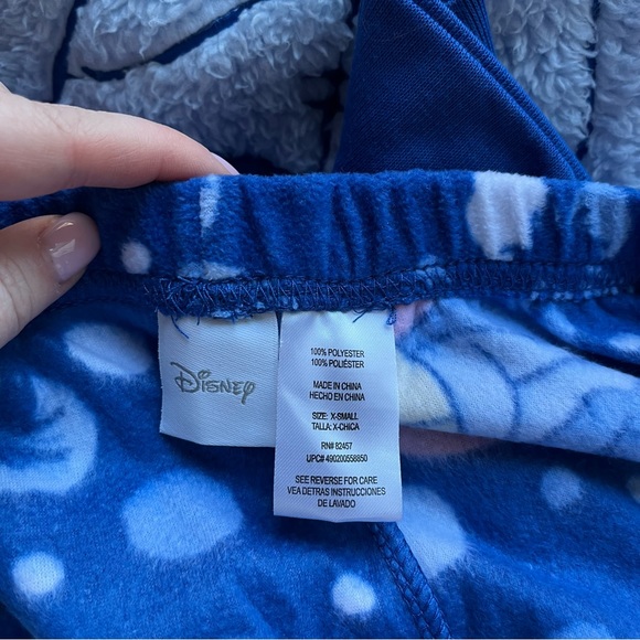 NWOT Vintage 2000s Disney Eeyore Pajama Sleep Set size XS -Sweater & Pants - Picture 5 of 5